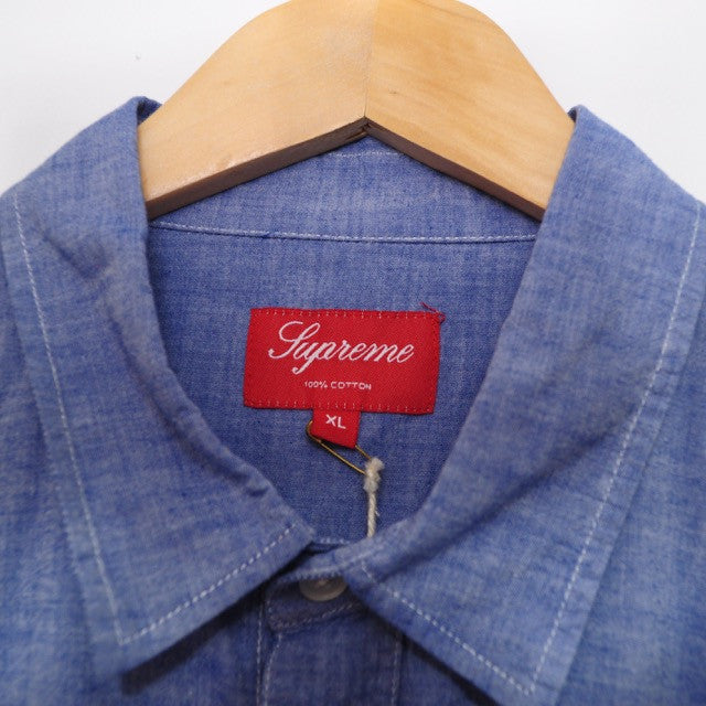 Supreme chambray short sleeve shirt