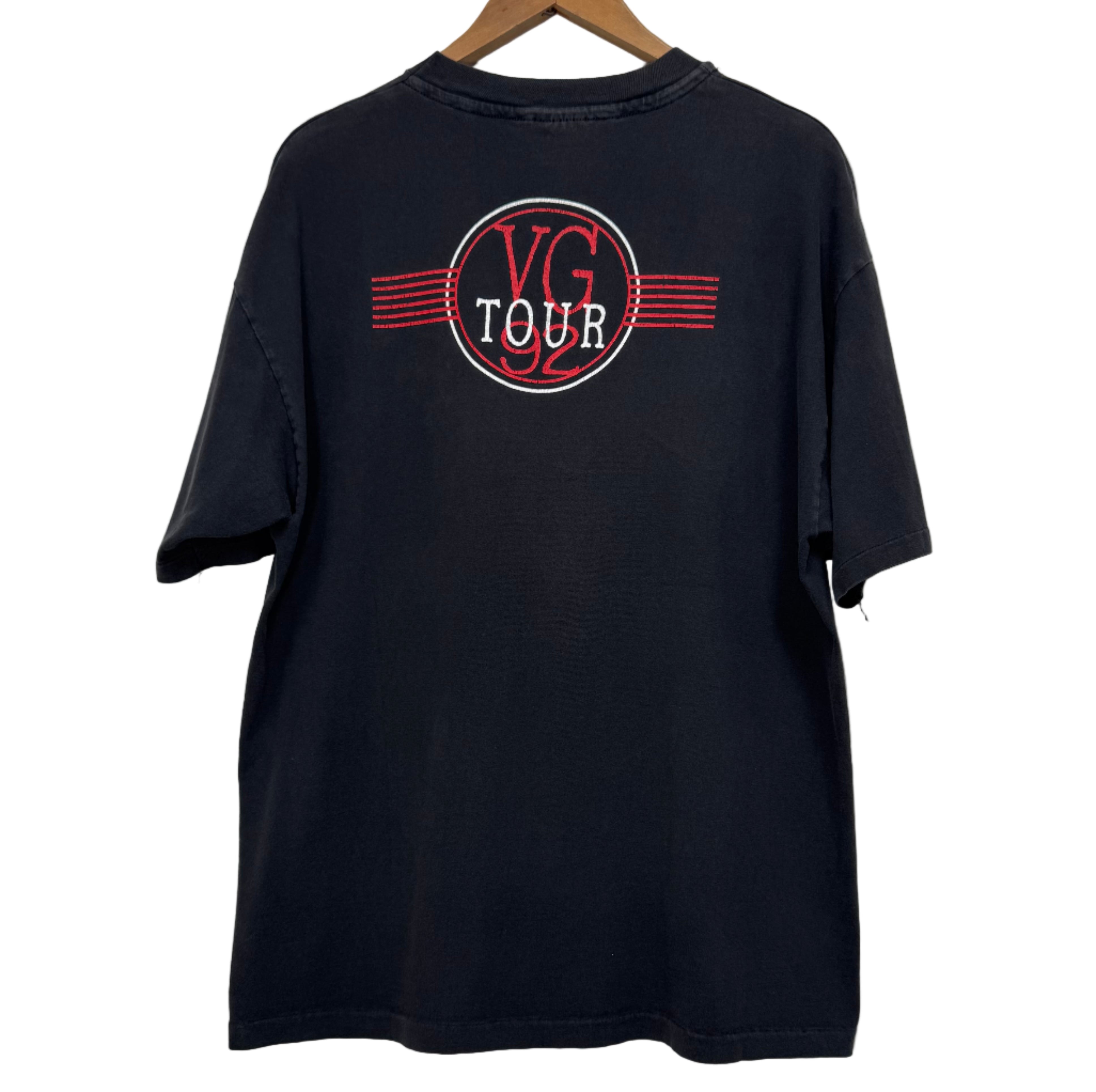 Vince Gill black tshirt vintage 1992 tour size XL USA slim fit – L N F