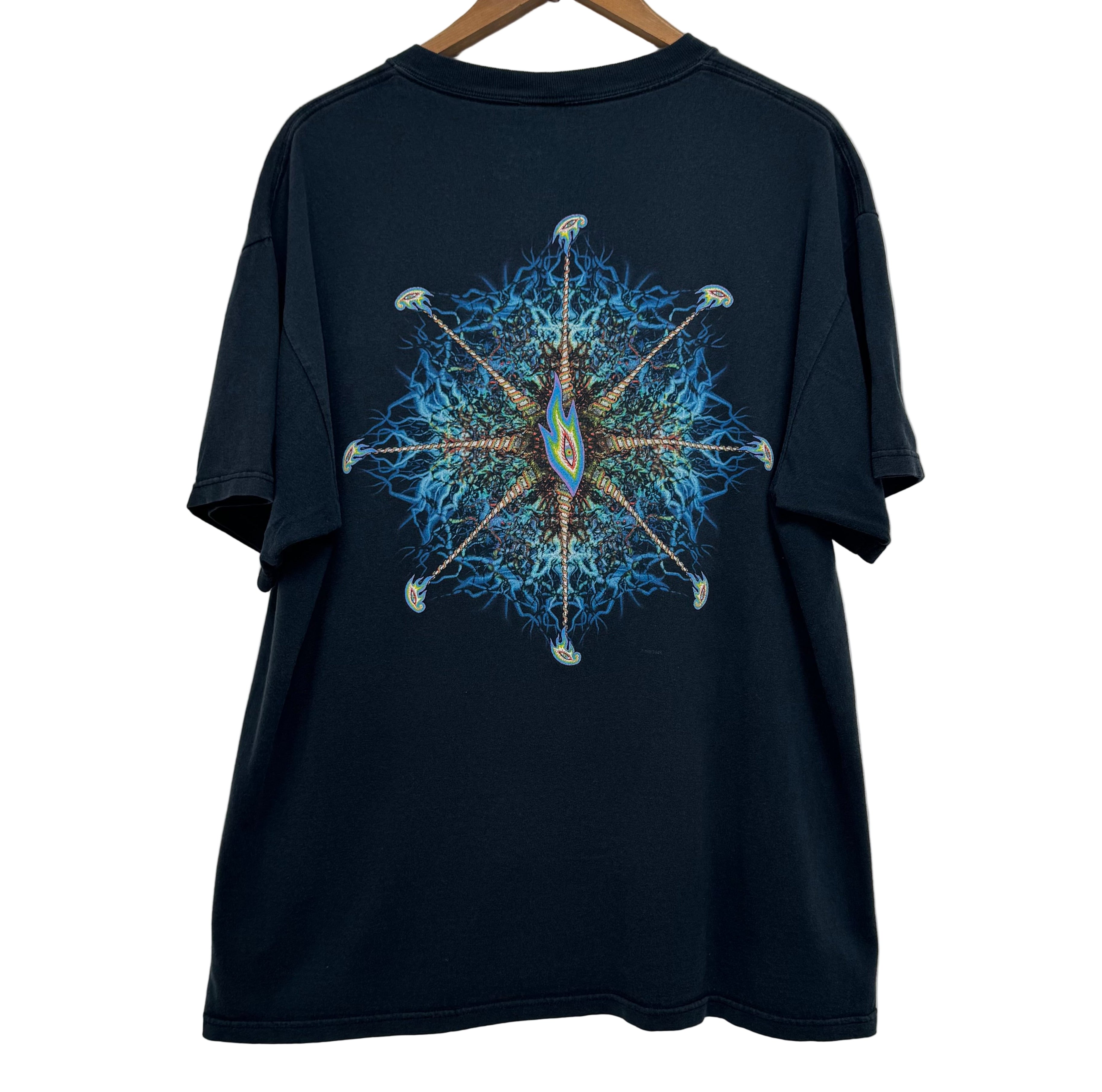 トップス 2002 TOOL Lateralus T-shirt XL Tool album promo shirt 2002 Lateralus size XL black double sided