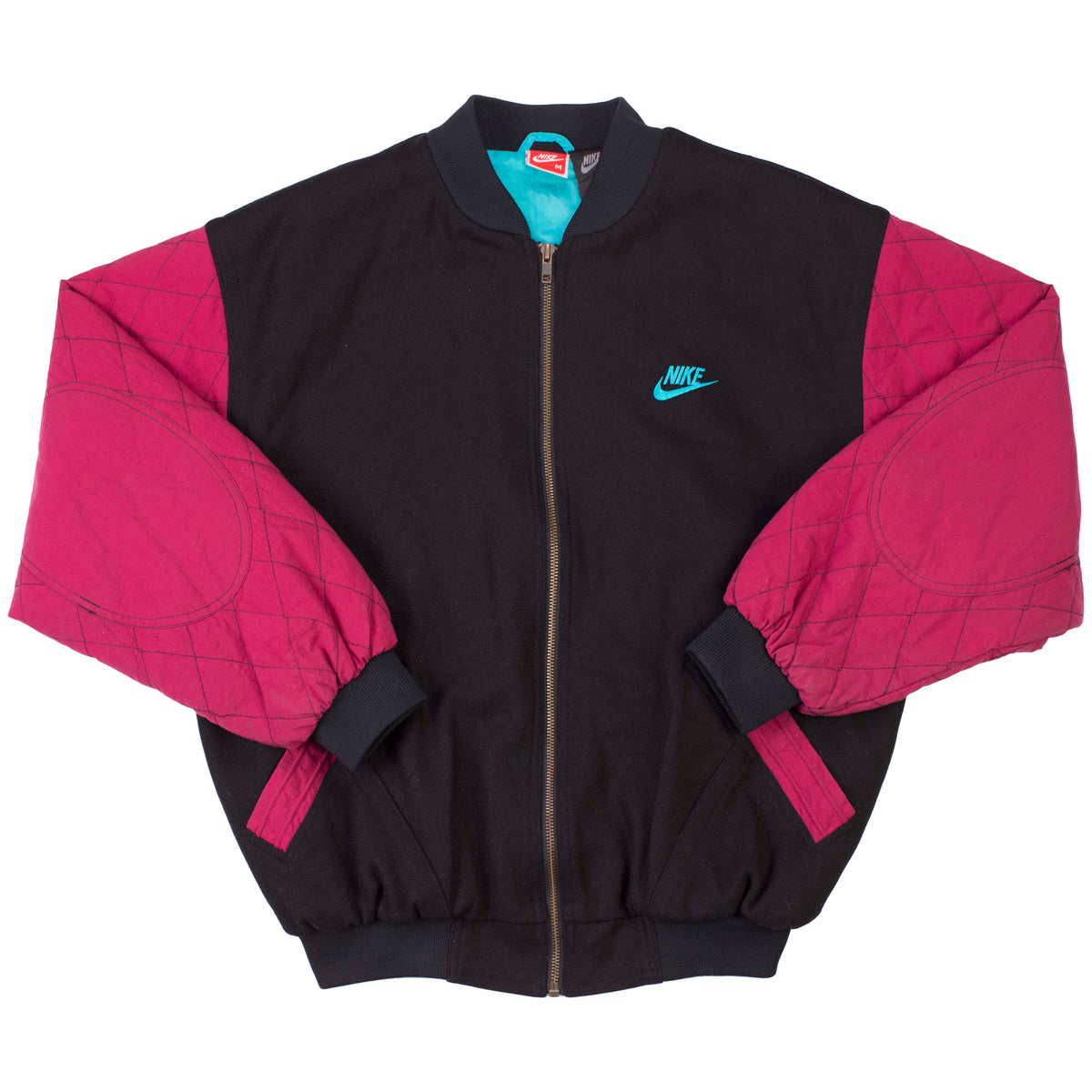 Nike x Jordan early 90s varsity jacket size medium black with 