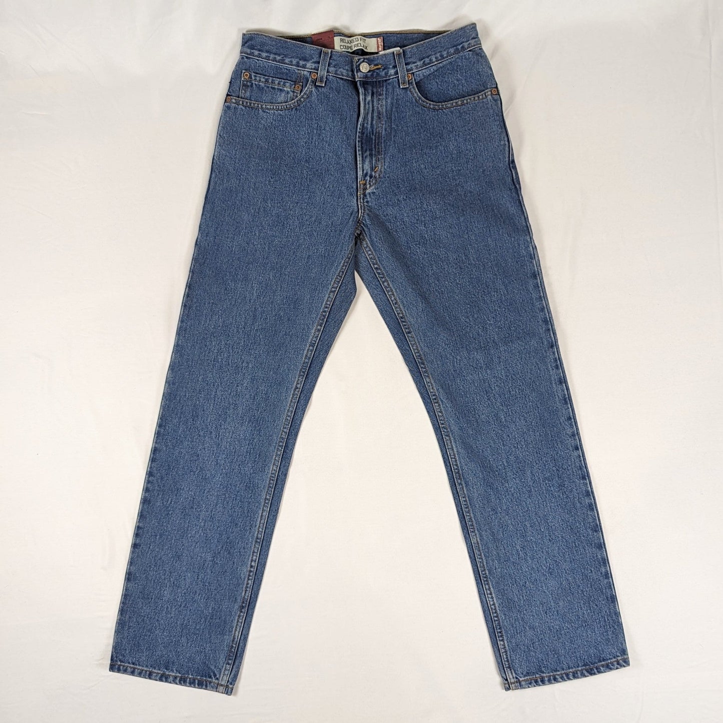 Levis jeans deadstock relaxed fit 550 thick cotton 2000s