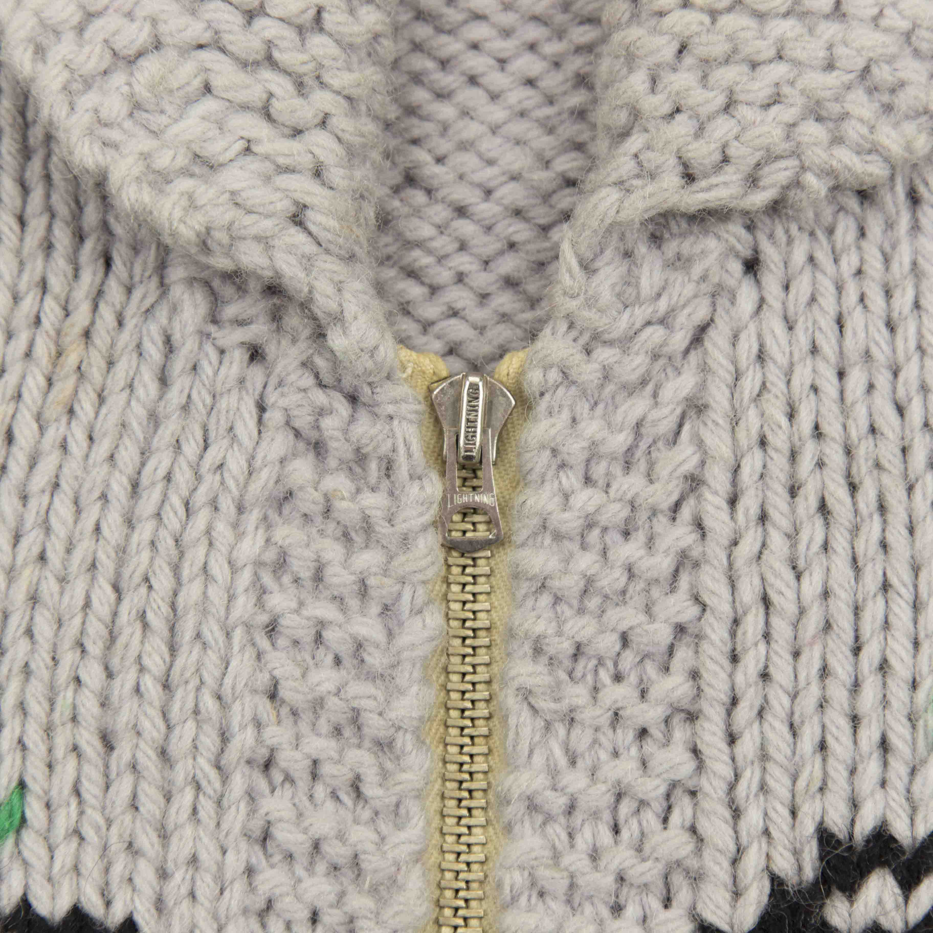 Vintage Cowichan Sweater Reindeer [1960s-] Vintage Cowichan