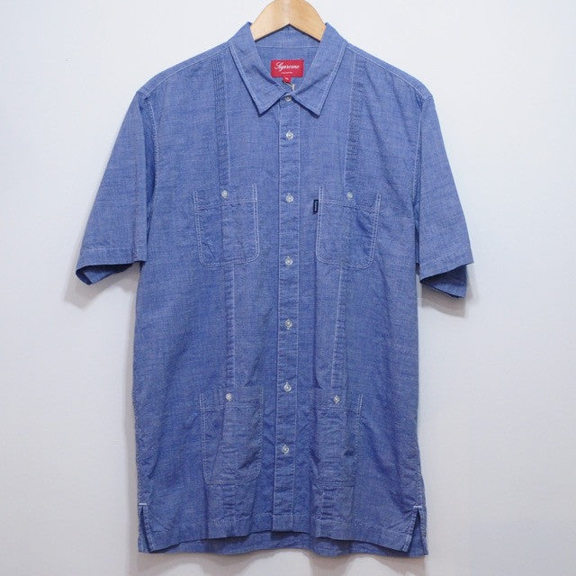 Supreme chambray short sleeve shirt