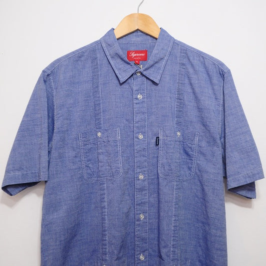 Supreme chambray short sleeve shirt