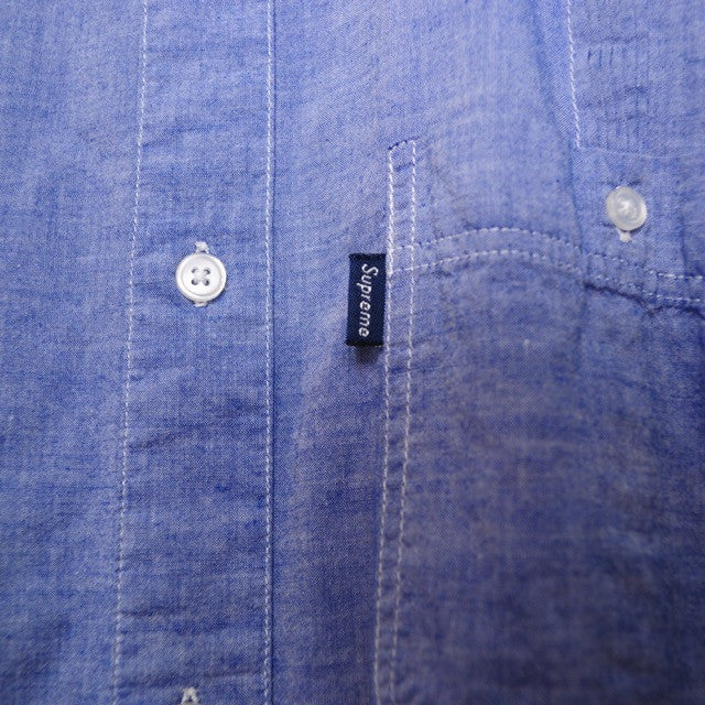 Supreme chambray short sleeve shirt