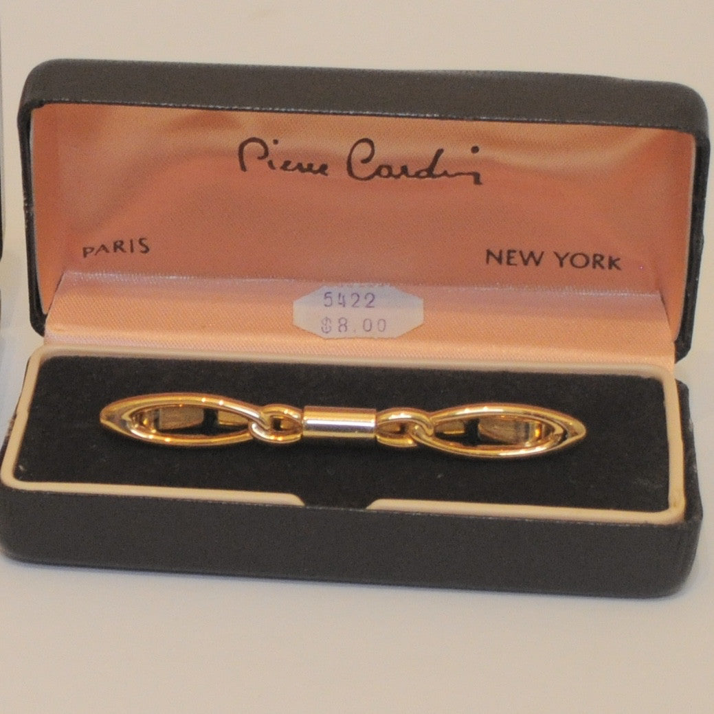 1950's PIERRE CARDIN COLLAR BARS GOLD + SILVER TIE CLIPS - LNF Shop -  Pierre Cardin, Men's Jewelery, Montreal, Mile End